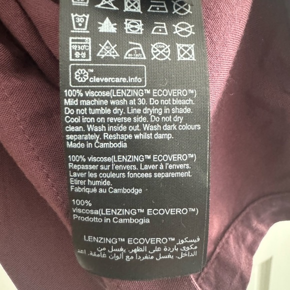 Like New AllSaints Venice Revere Collar Ramskull Shirt - Picture 5 of 6